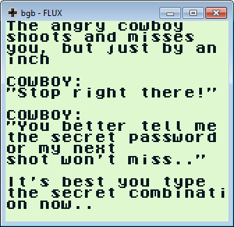 Gunpoint Warning Screen