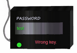 Pay TV wrong key