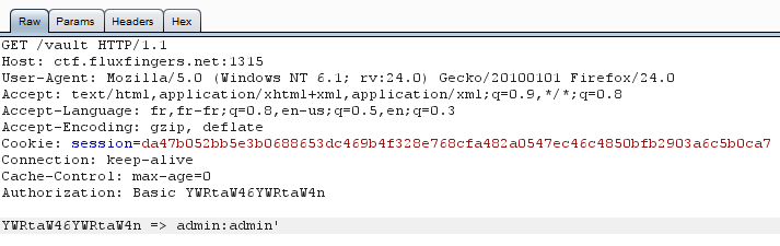 REC Auth vault sqli