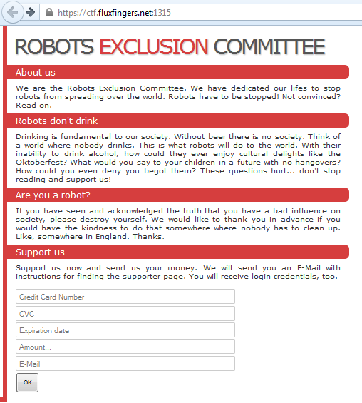 REC homepage