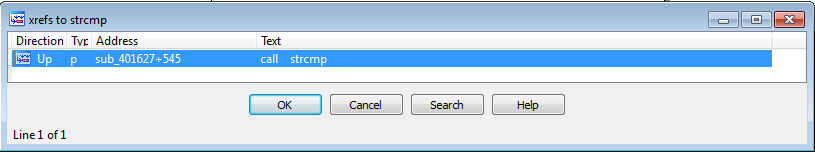 RoboAuth strcmp reference