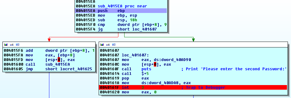 RoboAuth continuing after the
strcmp