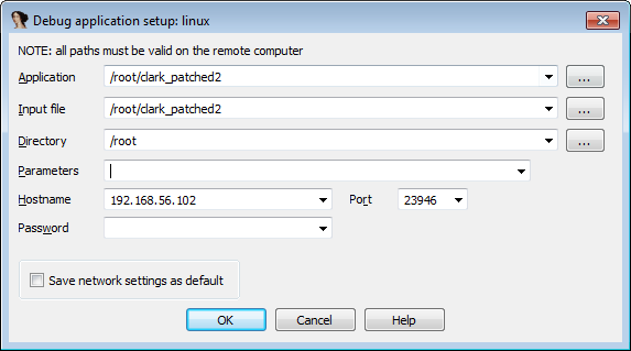 IDA Remote Options